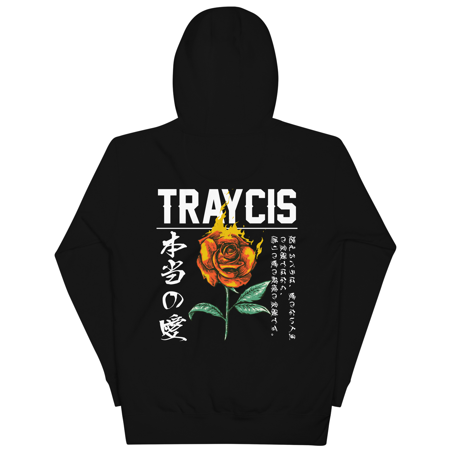 Burning Rose Hoodie